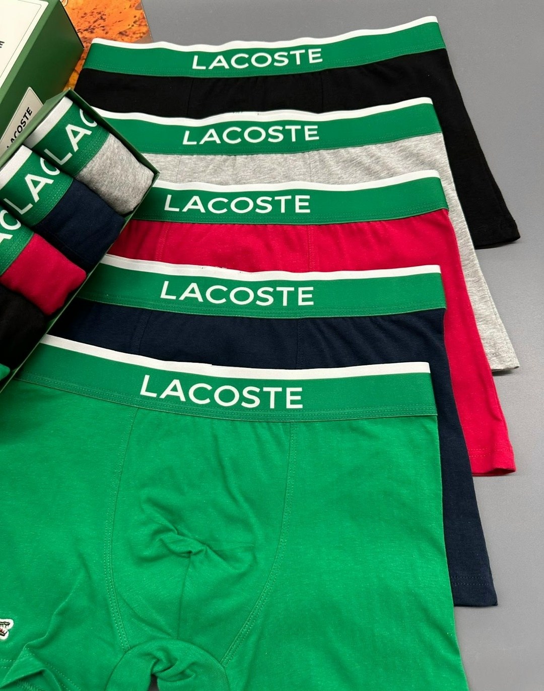 комплект трусов боксеры lacoste,набор трусов lacoste,набор мужских трусов lacoste,трусы lacoste,трусы мужские lacoste