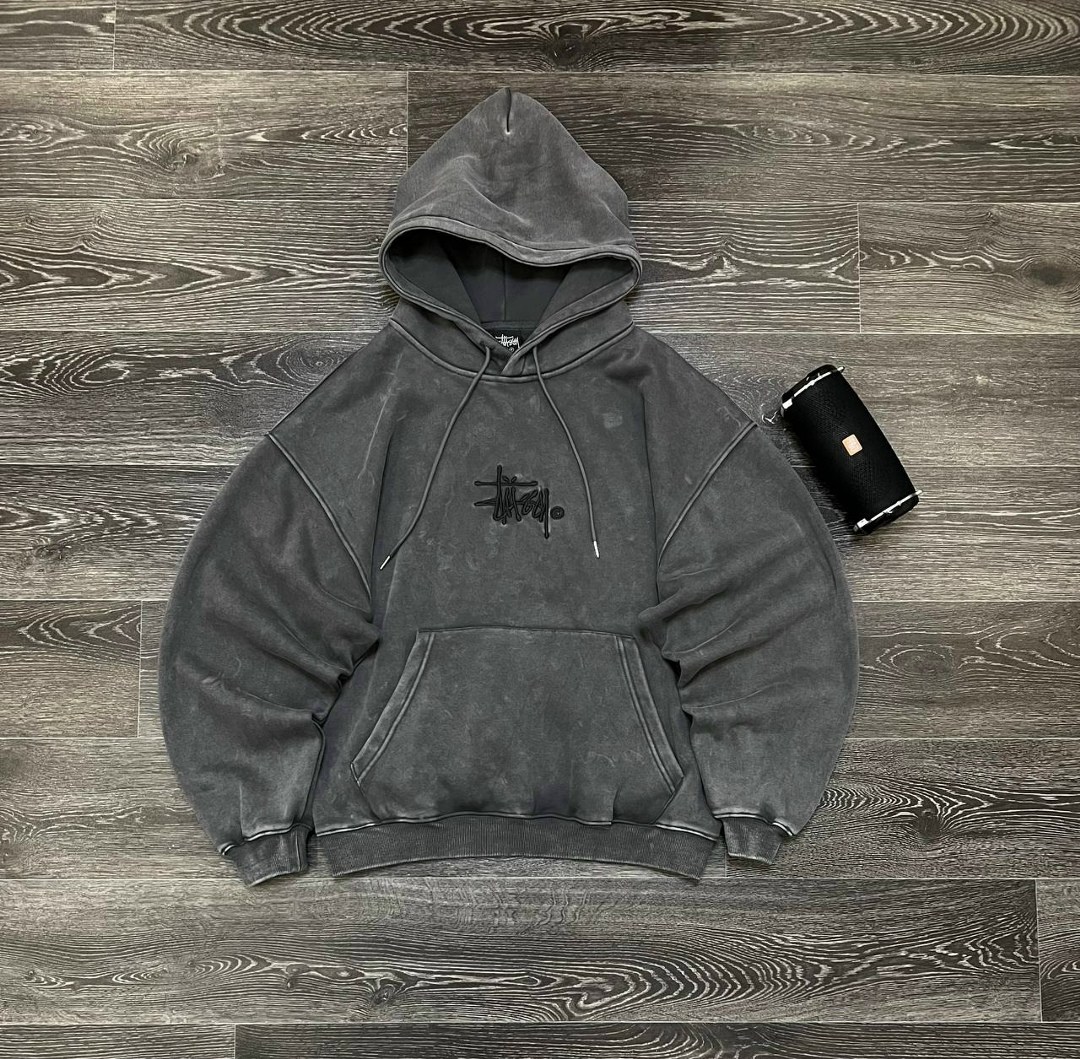 бордовая толстовка,худи оверсайз,толстовки для мужчин,толстовка stussy,мужская толстовка