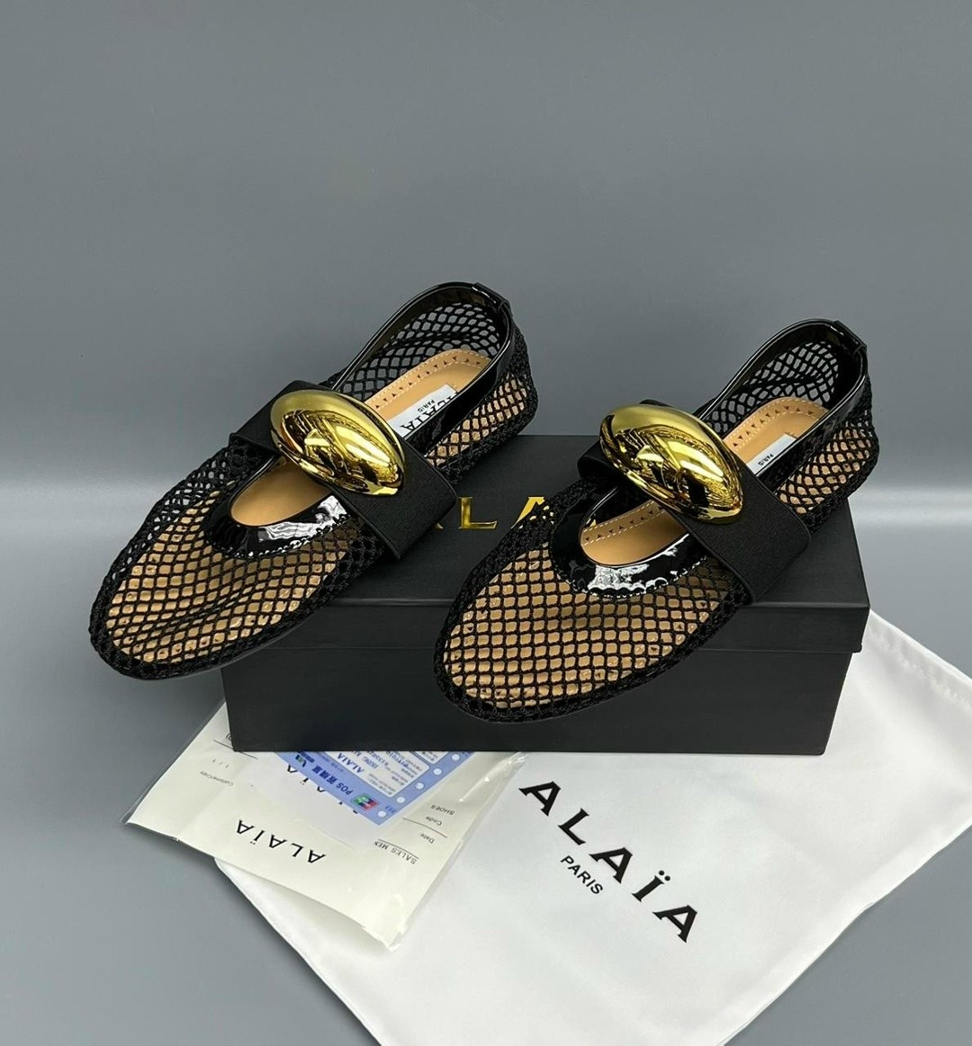 ,балетки alaia,женская ,балетки в сетку,балетки в сеточку