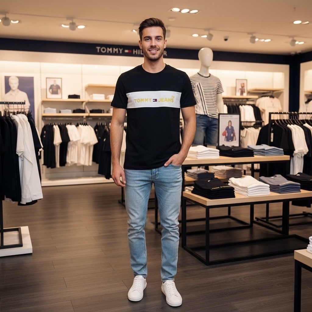 tommy hilfiger бежевая футболка,футболка tommy hilfiger мужская,футболка tommy hilfiger,хлопковая футболка tommy hilfiger,мужская футболка