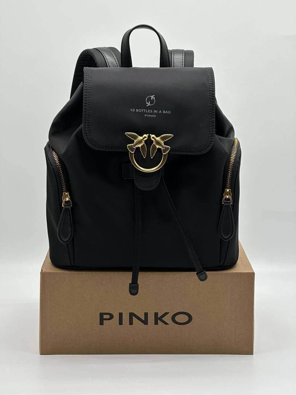 рюкзак женский pinko love recycled чёрный,рюкзак пинко,рюкзак женский pinko,черный рюкзак пинко,рюкзак женский черный