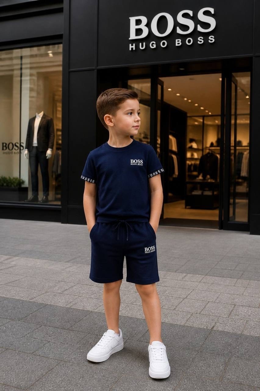 шорты хуго босс,футболка с короткими рукавами и логотипом boss,boss shorts,boss hugo boss,шорты для мальчик