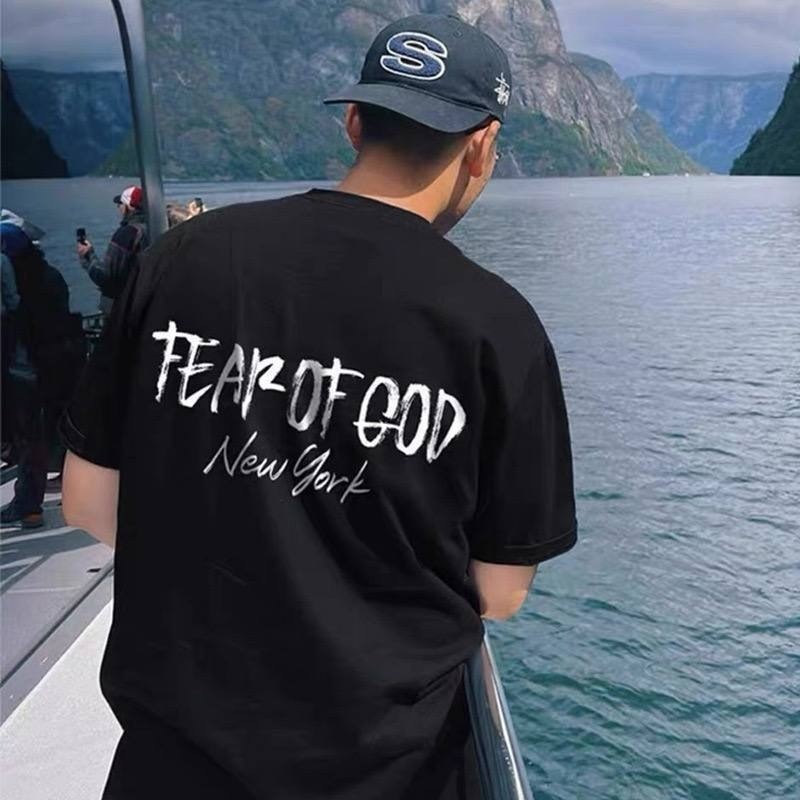 футболка fear of god,футболка,мужская футболка,футболка оверсайз