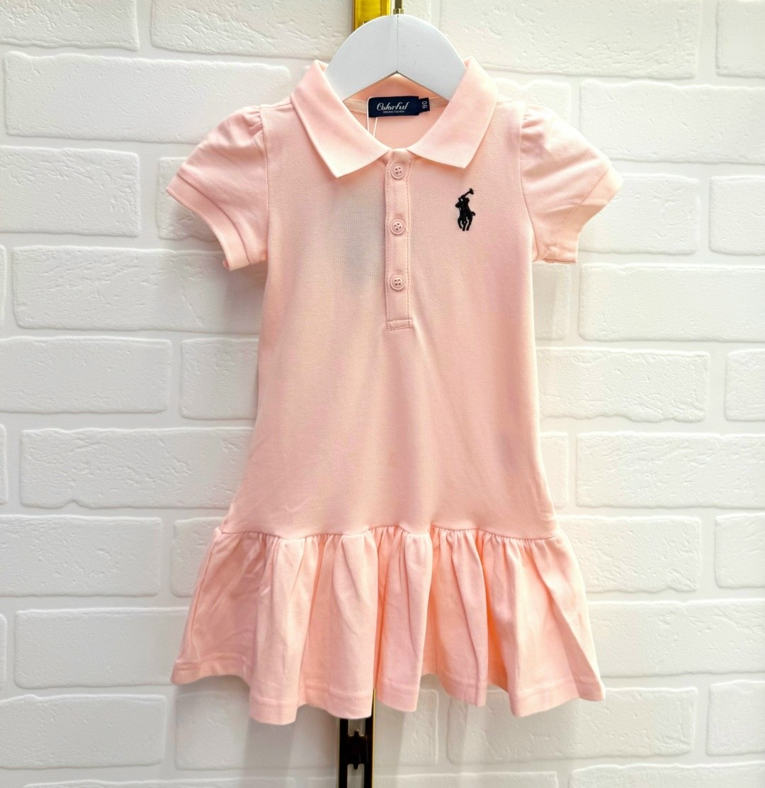 платье polo ralph lauren,платье для девочек,платье поло ralph lauren детское,розовое платье для девочки,платье поло для девочки