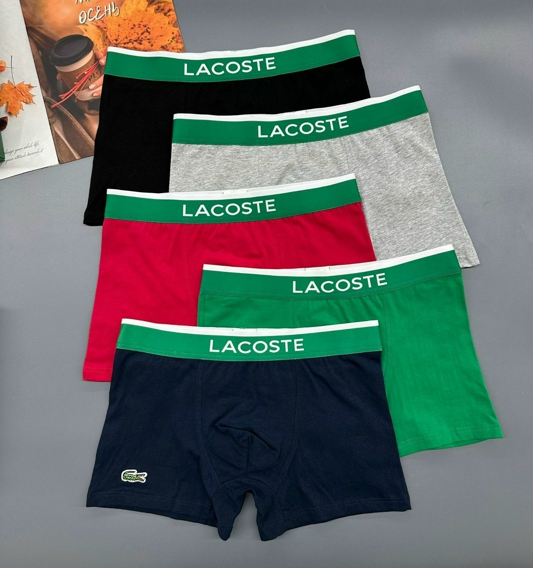 комплект трусов боксеры lacoste,набор трусов lacoste,набор мужских трусов lacoste,трусы lacoste,трусы мужские lacoste