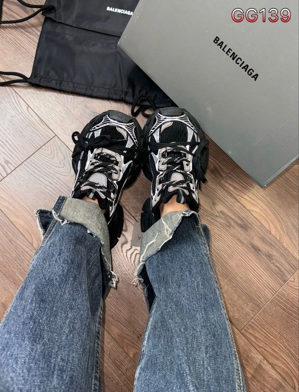 кроссовки balenciaga 3xl worn-out black white,кроссовки женские balenciaga,кроссовки balenciaga,кроссовки balenciaga 3xl чёрн,кроссовки мужские balenciaga b-cross16-07 черные 39 ru