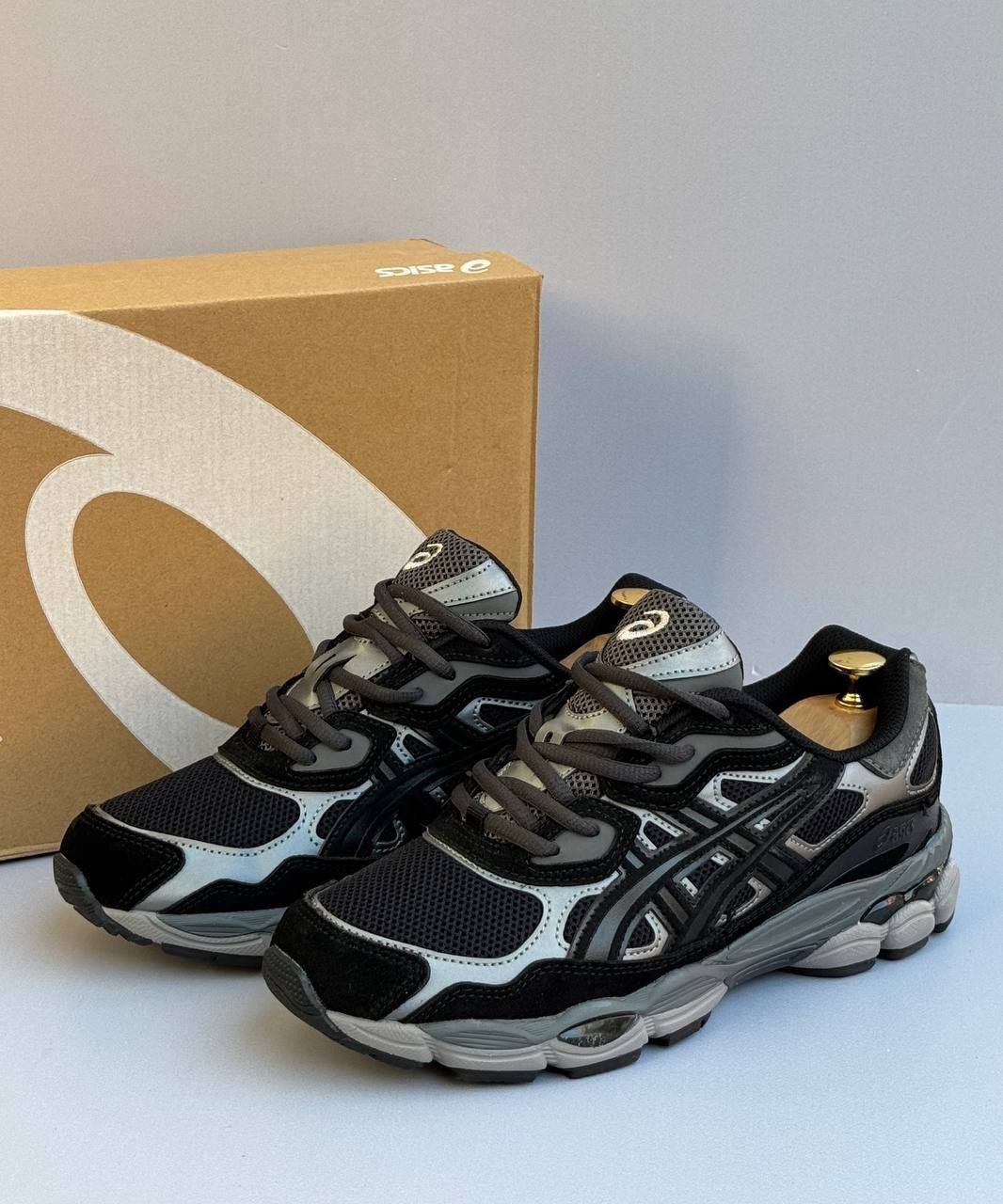 мужские кроссовки asics,кроссовки asics gel-nyc,кроссовки asics,кроссовки asics gel,спортивные кроссовки asics gel nyc asics цвет серый черный