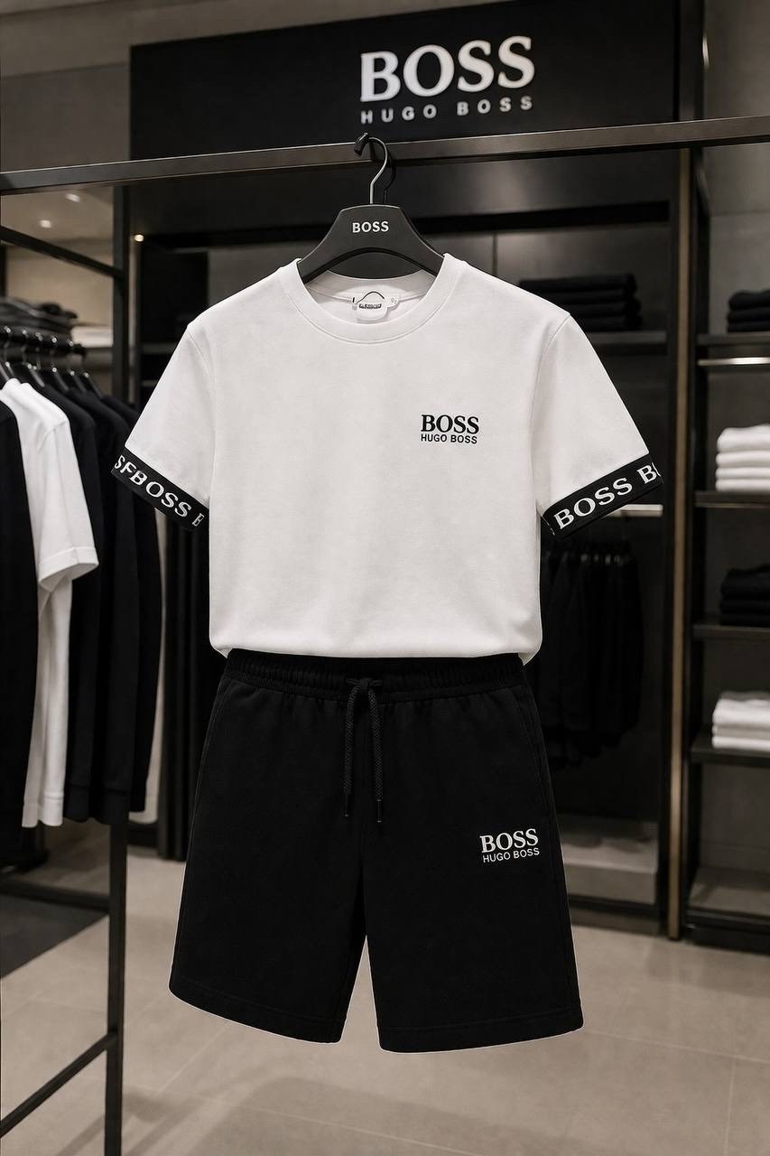 футболка с короткими рукавами и логотипом boss,boss kid,boss hugo boss,boss футболка,костюмчик