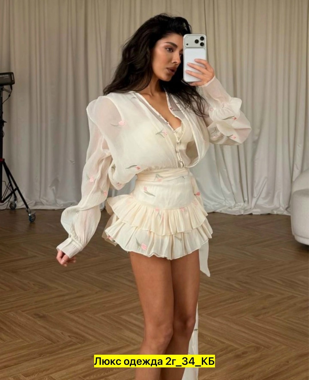 костюм летний юбка и блузка с воланами муслиновая herstyle 326251308,костюм летний юбка и блузка с воланами муслиновая herstyle,костюм летний юбка и блузка с воланами муслиновая herstyle цвет белый,бл
