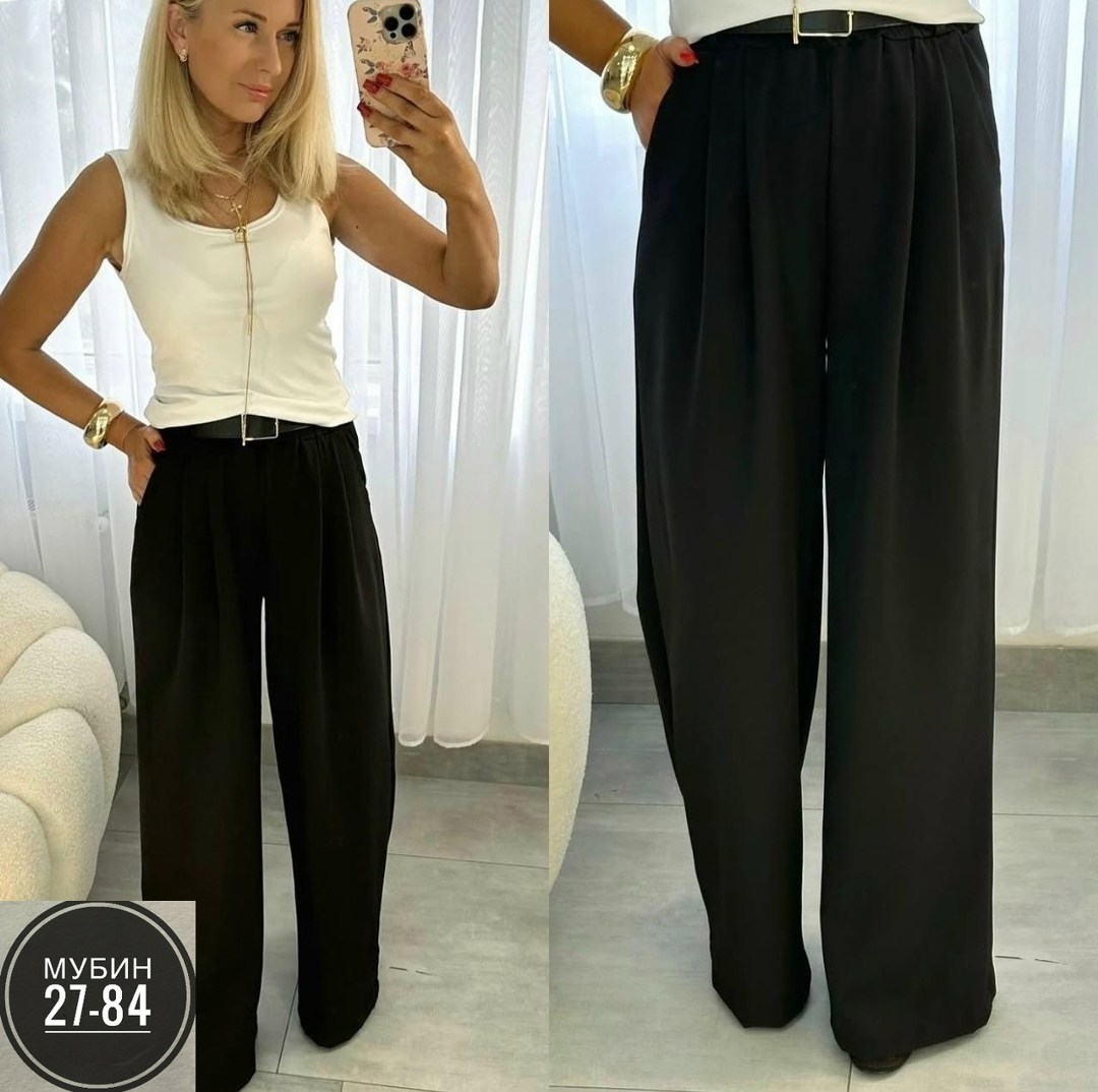 брюки палаццо классические gepurdress 253845612,женские брюки,брюки свободные,брюки широкие,женские широкие брюки