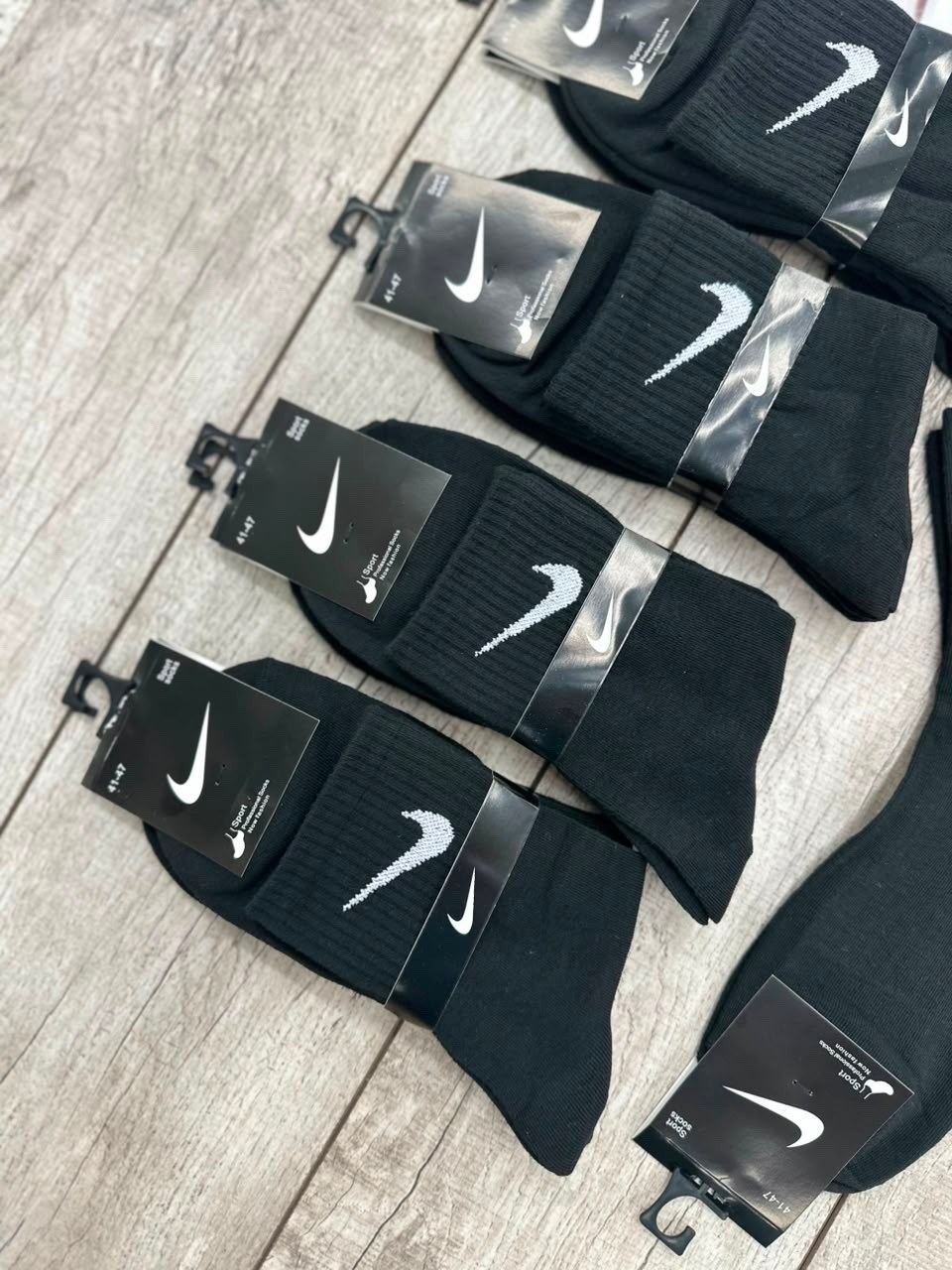 носки средние хлопковые набор 5 пар nike,мужские носки,мужские носки nike,носки комплект,комплект носки мужские