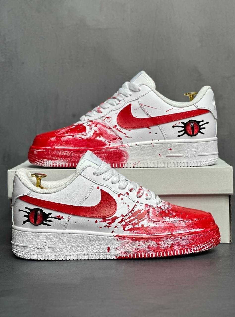 nike air force 1 blood custom,кроссовки,кроссовки nike air force 1,,кроссовки-air force 1 low nike