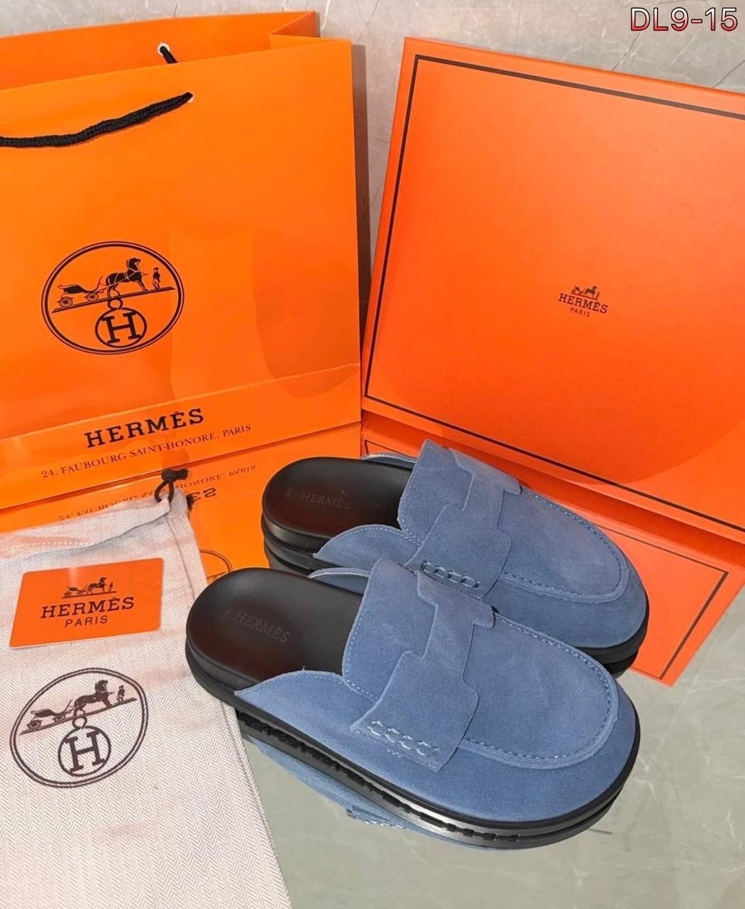 , hermes,мюли женские,замшевые сабо,мюли hermes