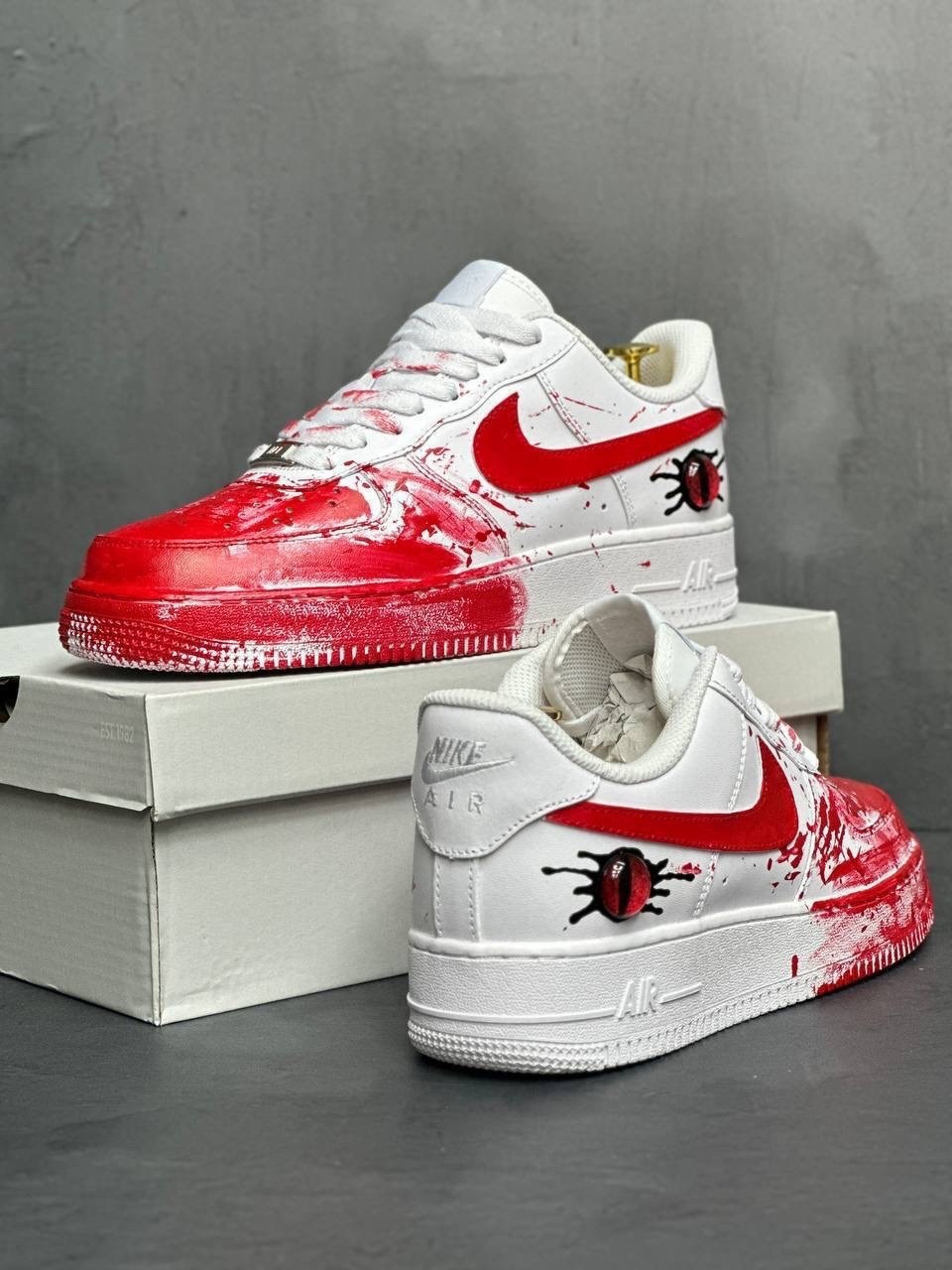nike air force 1 blood custom,кроссовки,кроссовки nike air force 1,,кроссовки-air force 1 low nike
