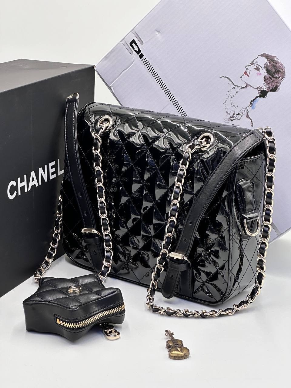 chanel сумка,женская сумка chanel,сумка шанель,сумка лаковая,сумочка шанель