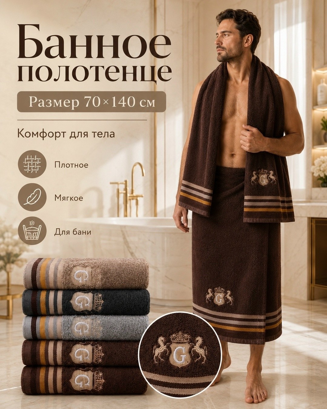 набор для сауны мужской махровый килт на кнопках и полотенце 47x75 и 70x140 см,килт для бани махровый мужской набор полотенце на липучке,полотенце на липучке для бани мужское,полотенце для бани,полоте