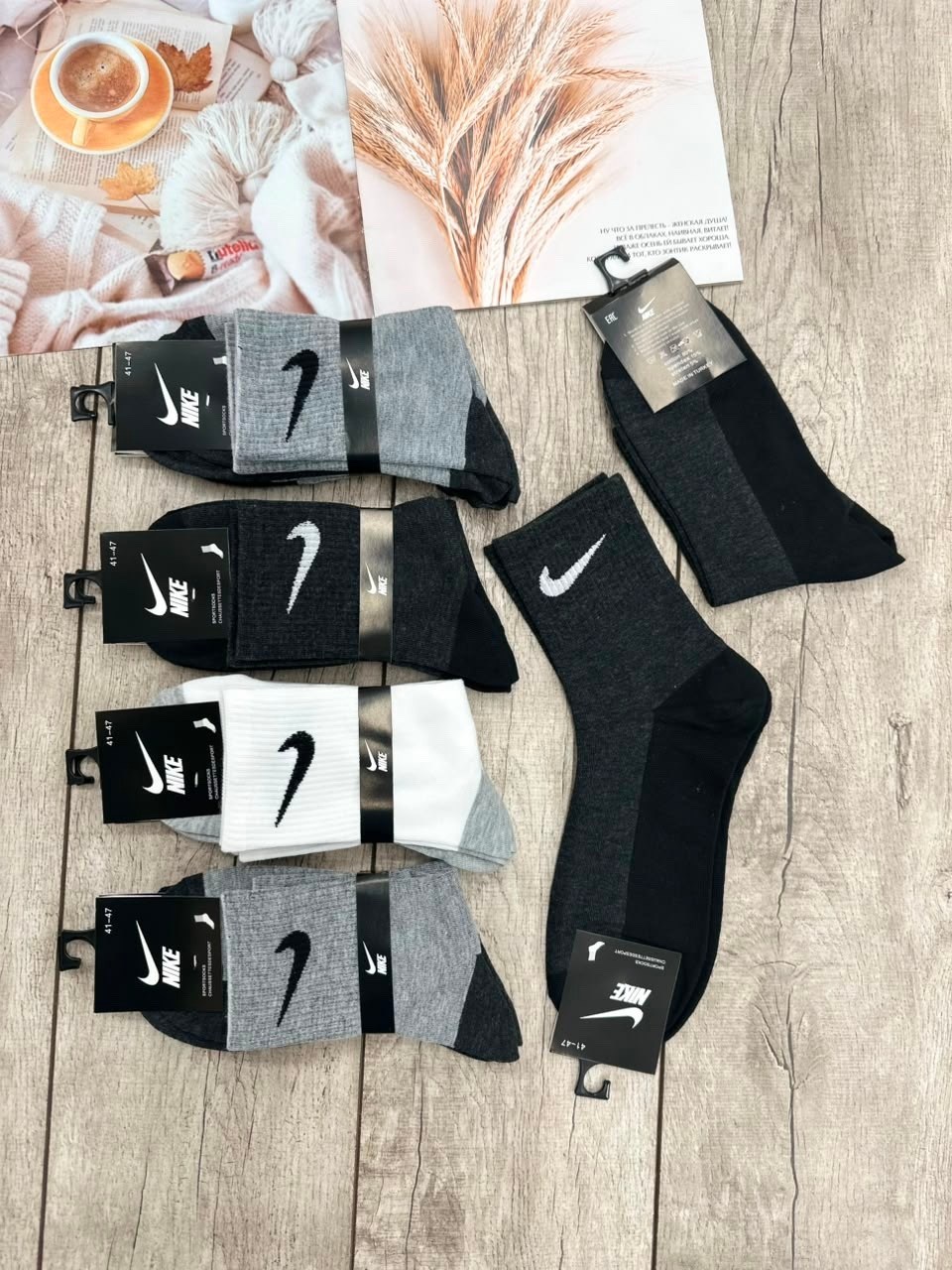 носки мужские 10 пар nike,носки мужские,комплект носки мужские,носки мужские 10 пар,мужские носки nike