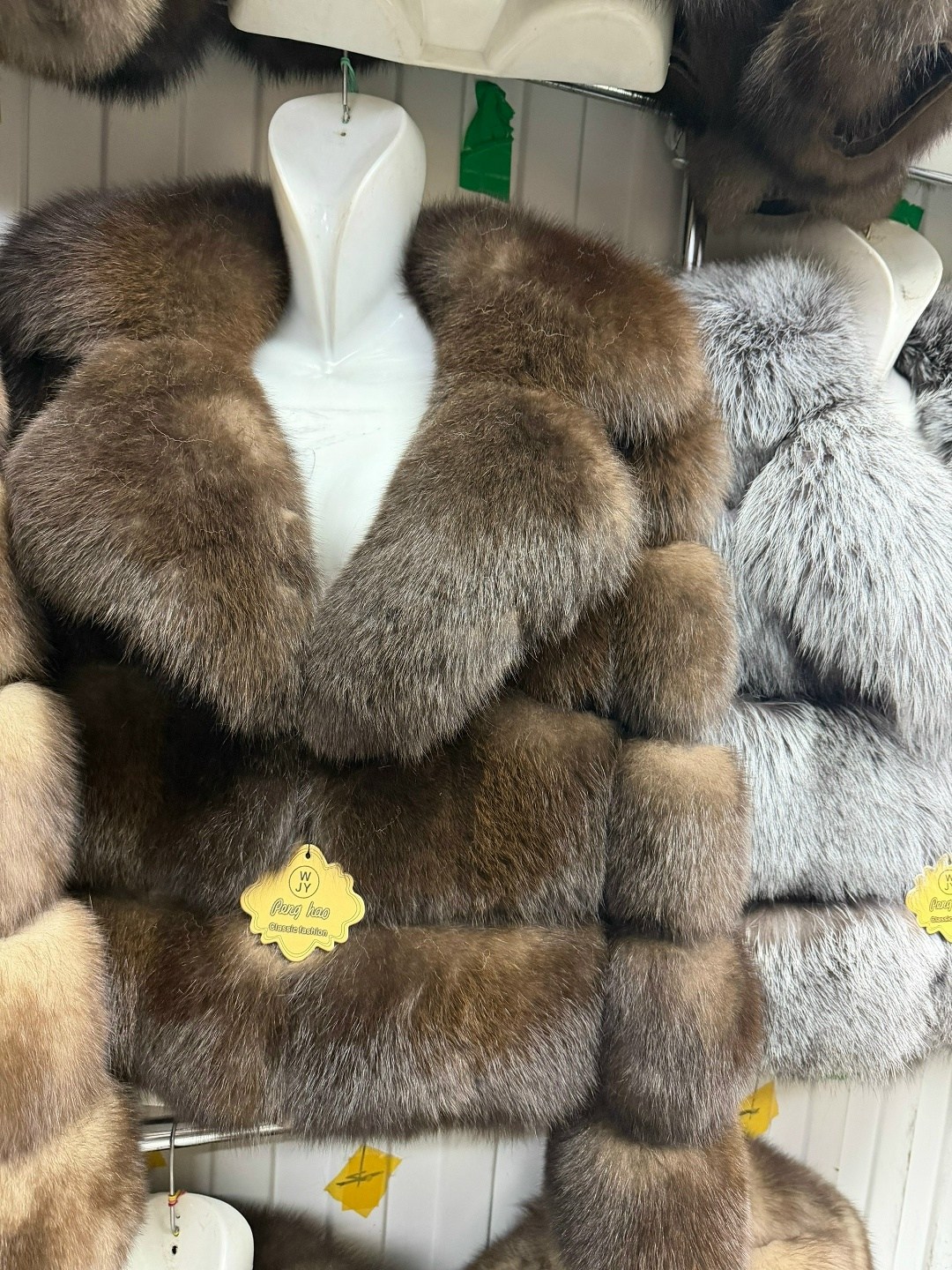 шуба из песца,шуба fursarcar из натурального лисьего меха,шуба песец,короткая шуба из песца,шуба fursarcar из натурального лисьего меха женская короткая куртка толстая зимняя