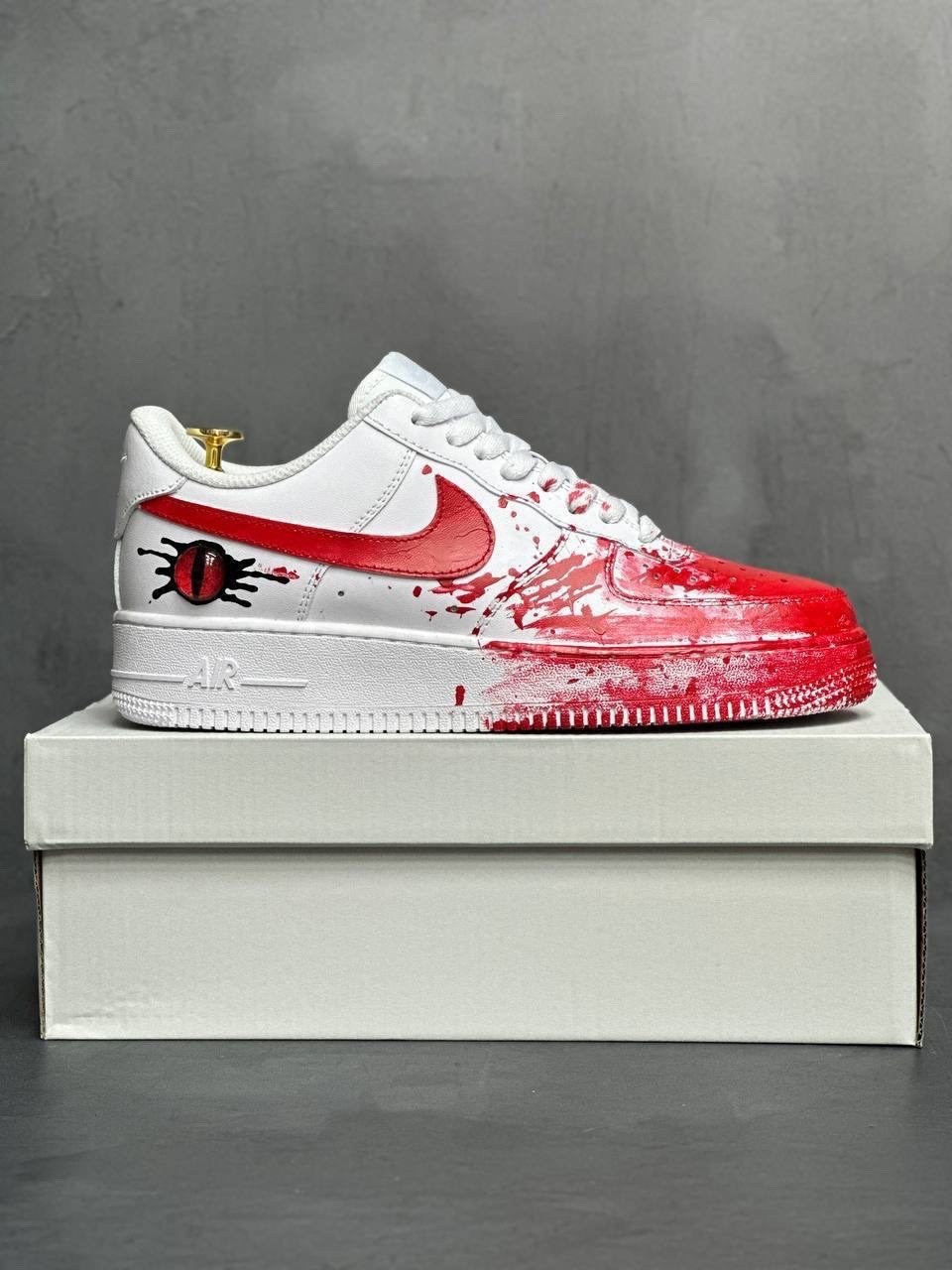 nike air force 1 blood custom,кроссовки,кроссовки nike air force 1,,кроссовки-air force 1 low nike