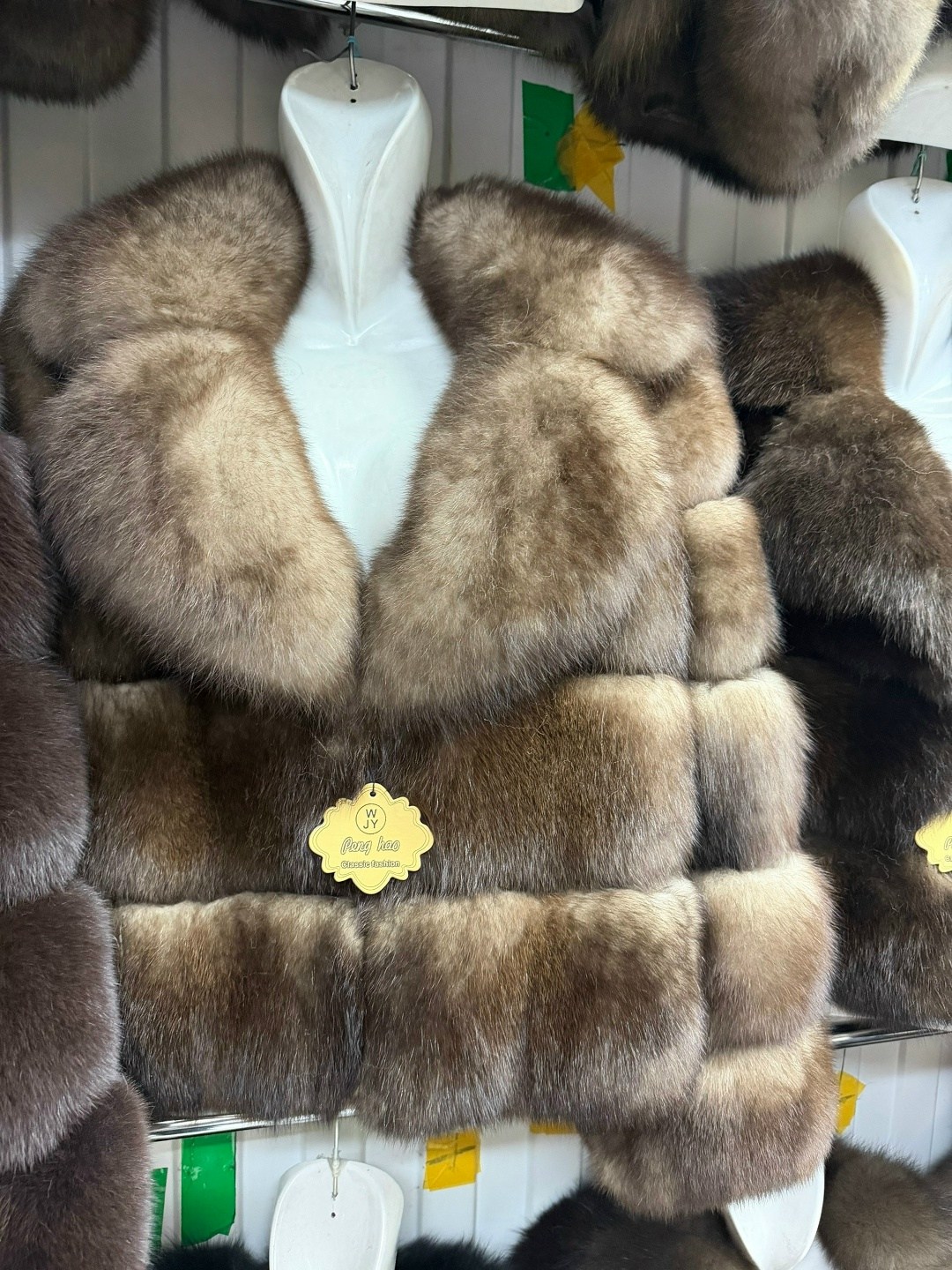 шуба из песца,шуба fursarcar из натурального лисьего меха,шуба песец,короткая шуба из песца,шуба fursarcar из натурального лисьего меха женская короткая куртка толстая зимняя
