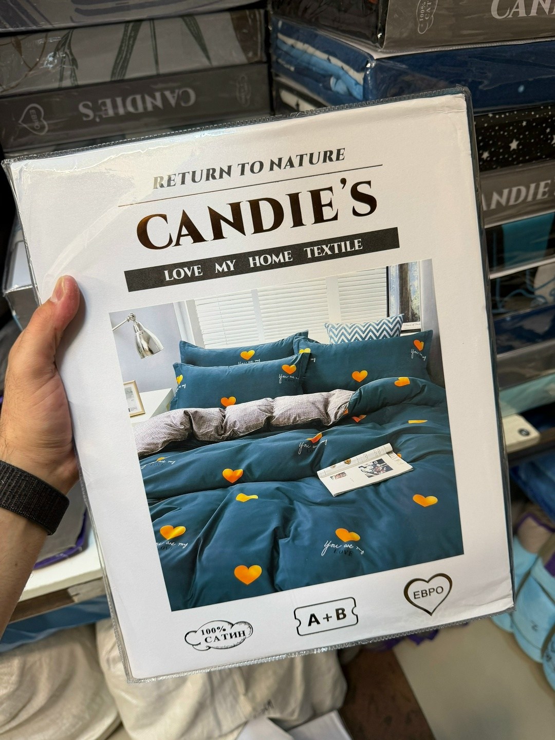 комплект постельного белья candies,комплект постельного белья candies евро,комплект постельного белья,комплект постельного белья сатин,постельное белье candies евро сатин
