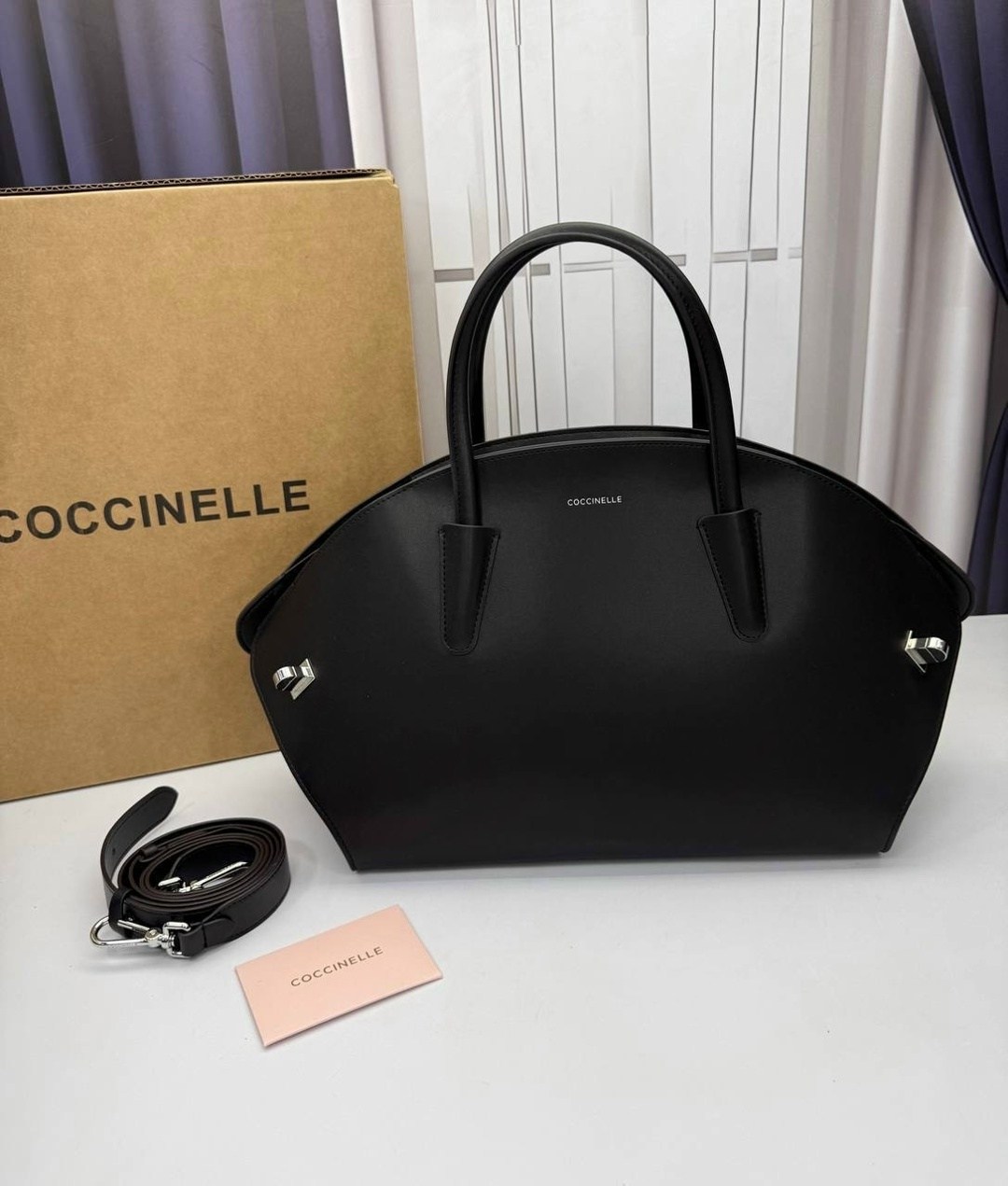 сумка coccinelle,сумка,черная сумка,сумки женская,черная женская сумка