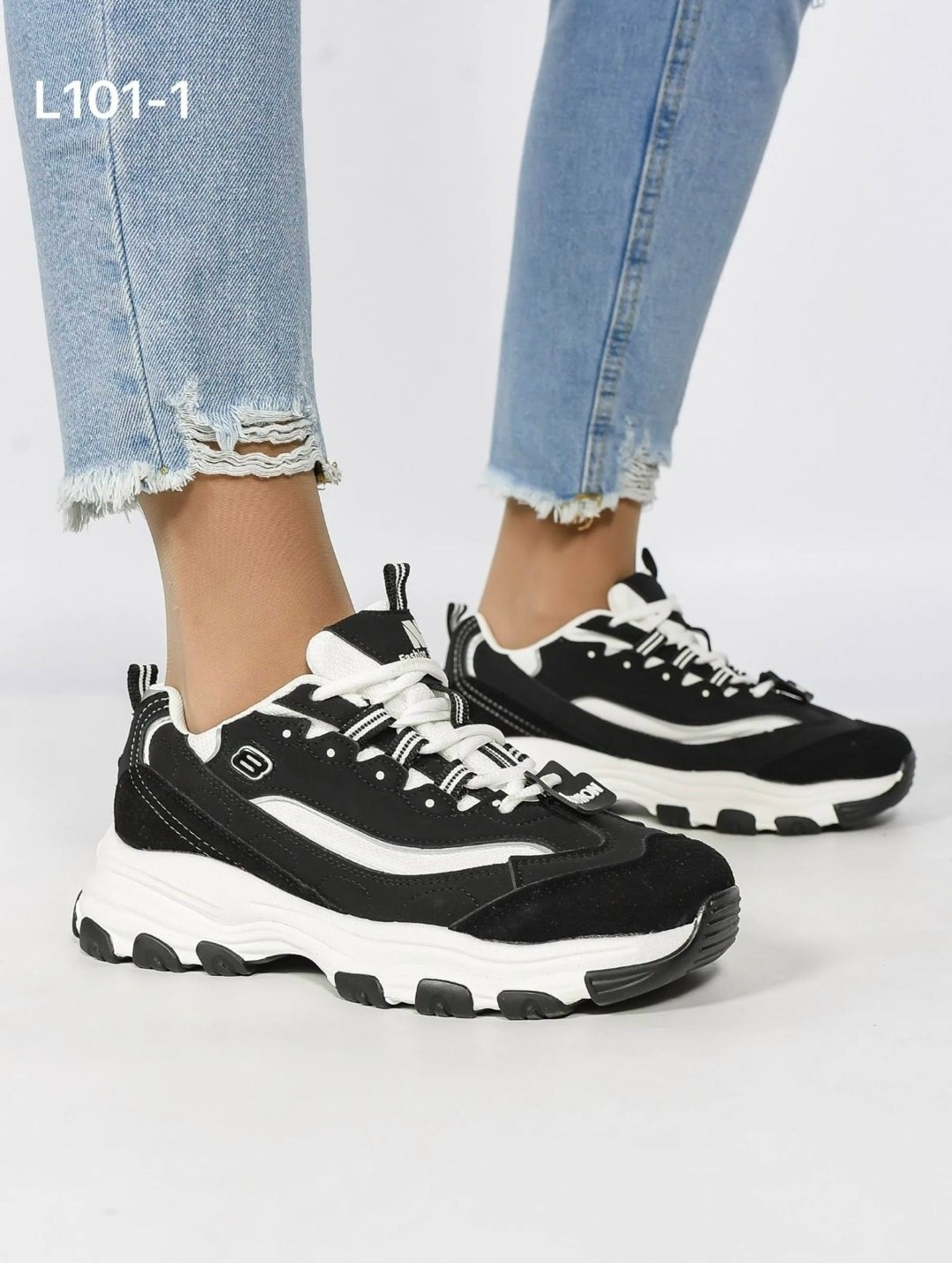кроссовки женские черные,кроссовки женскиe,кроссовки,skechers d'lites черные,кроссовки женские молодежные