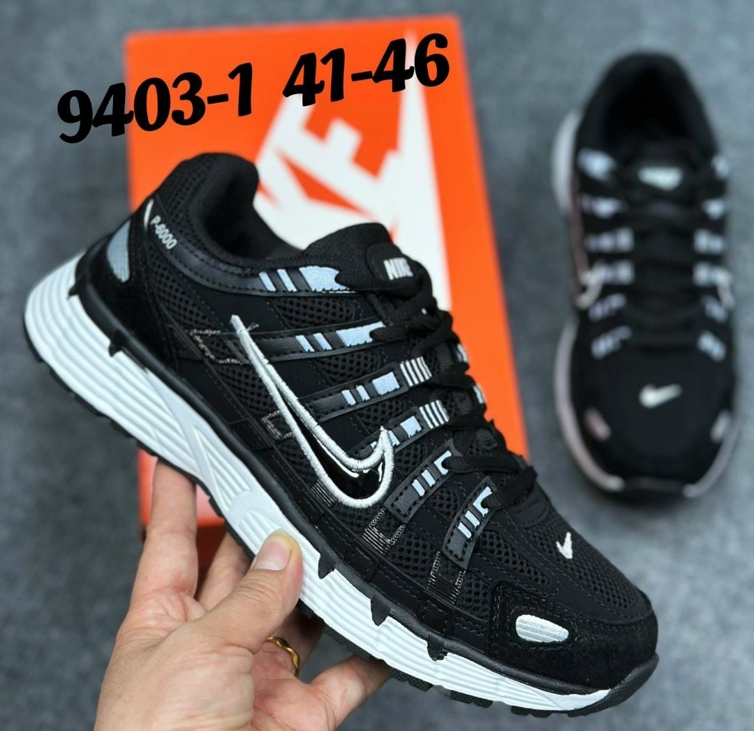 мужские кроссовки,кроссовки nike,кроссовки,nike p-6000 кроссовки мужчины black,кроссовки nike p-6000