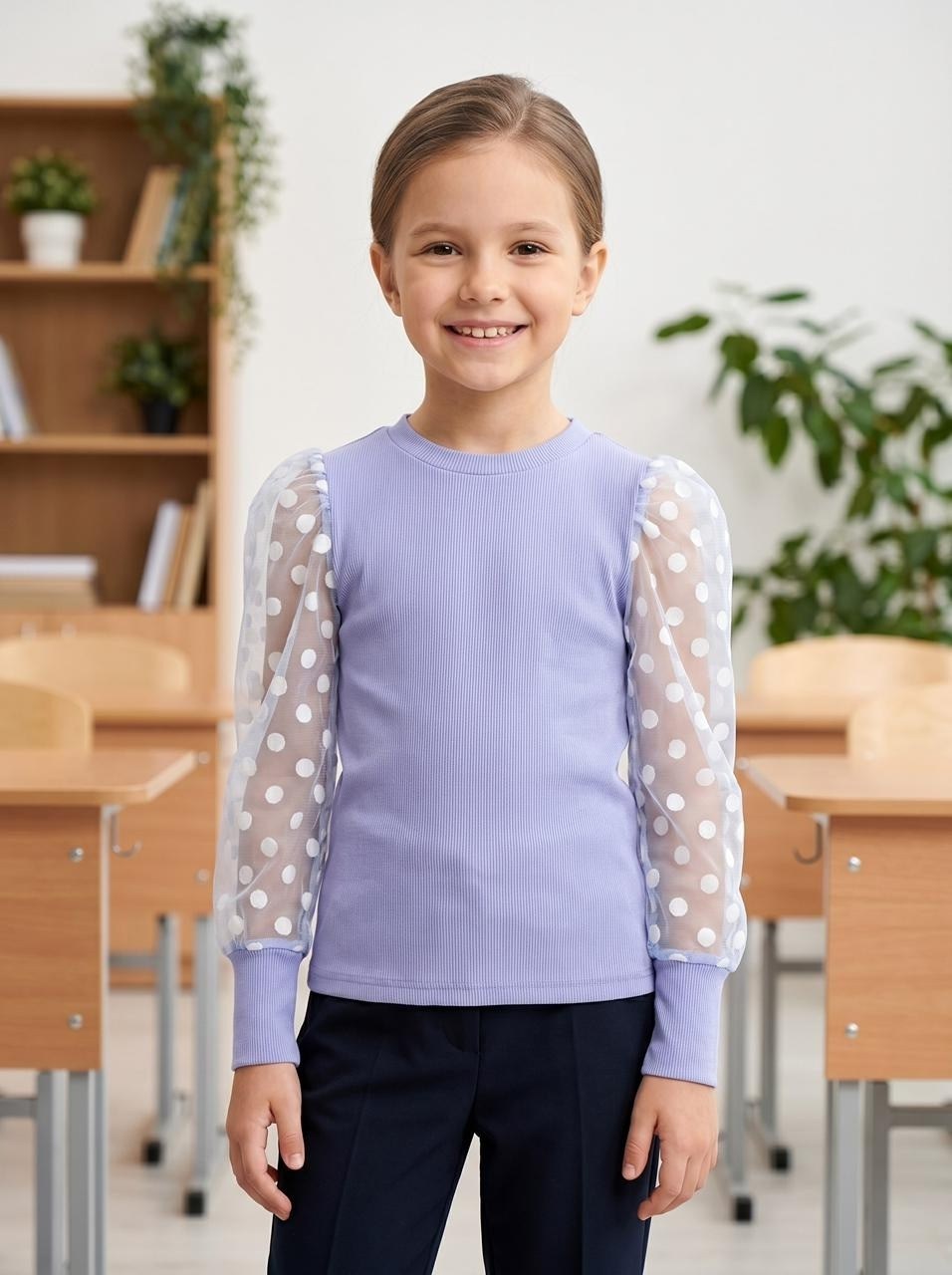 leka kids блузка нарядная с длинными рукавами,блузка школьная нарядная с длинным рукавом ete children 6052948,блузка школьная,блузка школьная нарядная с длинным рукавом,блузка для девочек