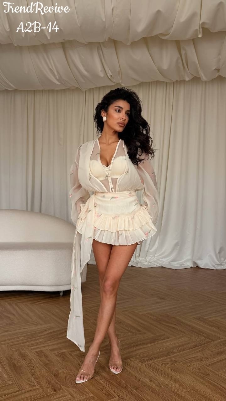 женская кофта,костюм летний юбка и блузка с воланами муслиновая herstyle 326251308,блузка женская,,рубашка женская с рюшами