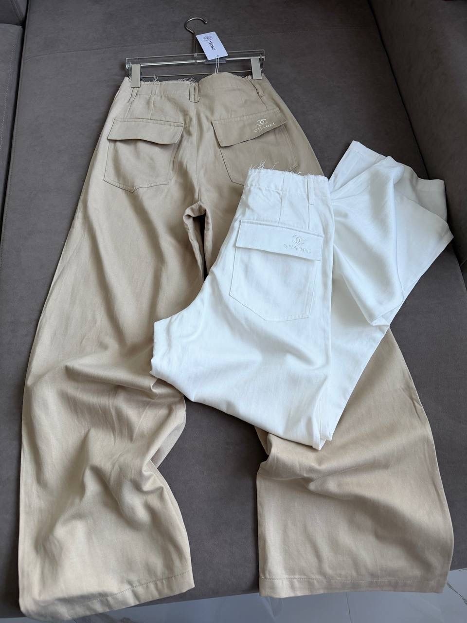 брюки pepe jeans tania бежевый,бежевые брюки,широкие брюки,бежевые джинсы,повседневные брюки