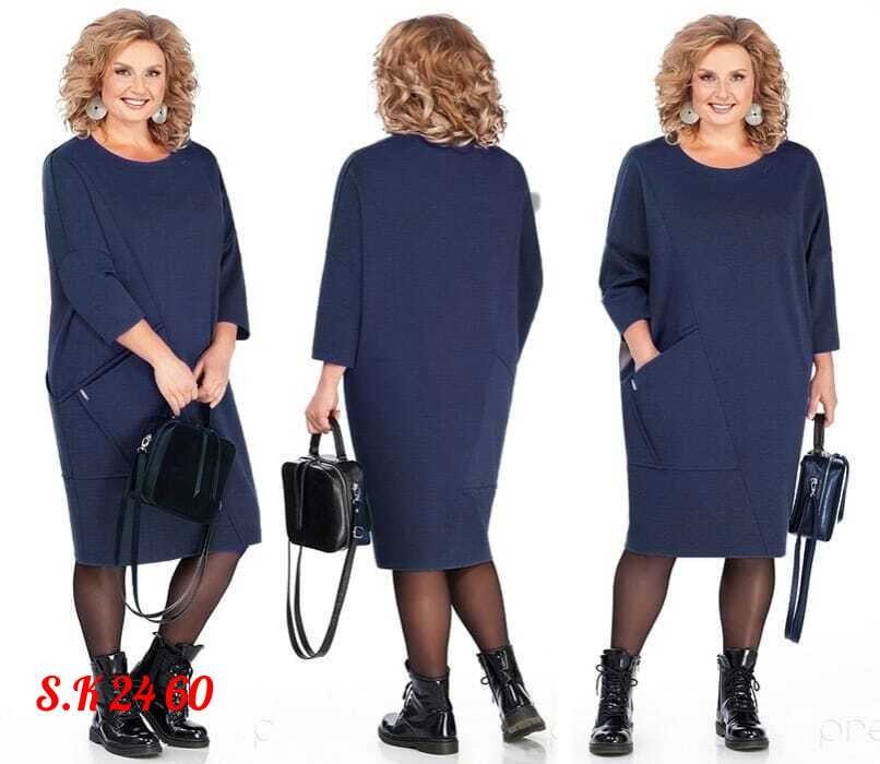 платье трикотажная,теплое платье больших размеров,платье 👗,платья ,женское платье ткань трикотаж
