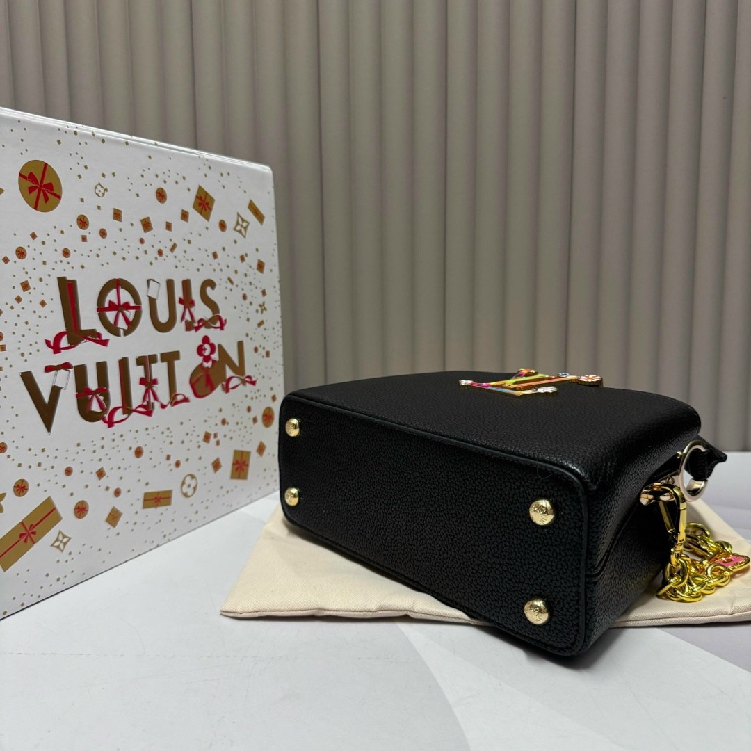 сумка женская louis vuitton,сумка louis vuitton,кожаная сумка louis vuitton capucines pm черная,louis vuitton capucines,сумка женская louis vuitton 27-18 большой размер
