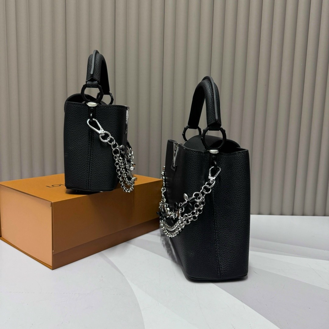 сумка женская louis vuitton,сумка louis vuitton,louis vuitton capucines,сумка женская брендовая,кожаная сумка louis vuitton capucines bb черная