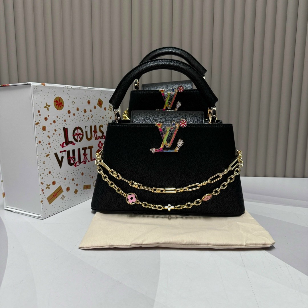 сумка женская louis vuitton,сумка louis vuitton,кожаная сумка louis vuitton capucines pm черная,louis vuitton capucines,сумка женская louis vuitton 27-18 большой размер