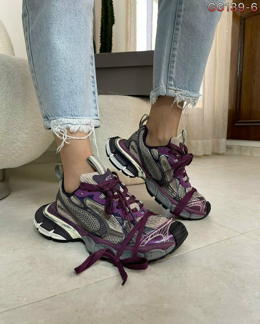 кроссовки женские balenciaga,кроссовки balenciaga track 2 sneaker purple,balenciaga кроссовки,женские кроссовки balenciaga premium purple,кроссовки balenciaga 3 xl