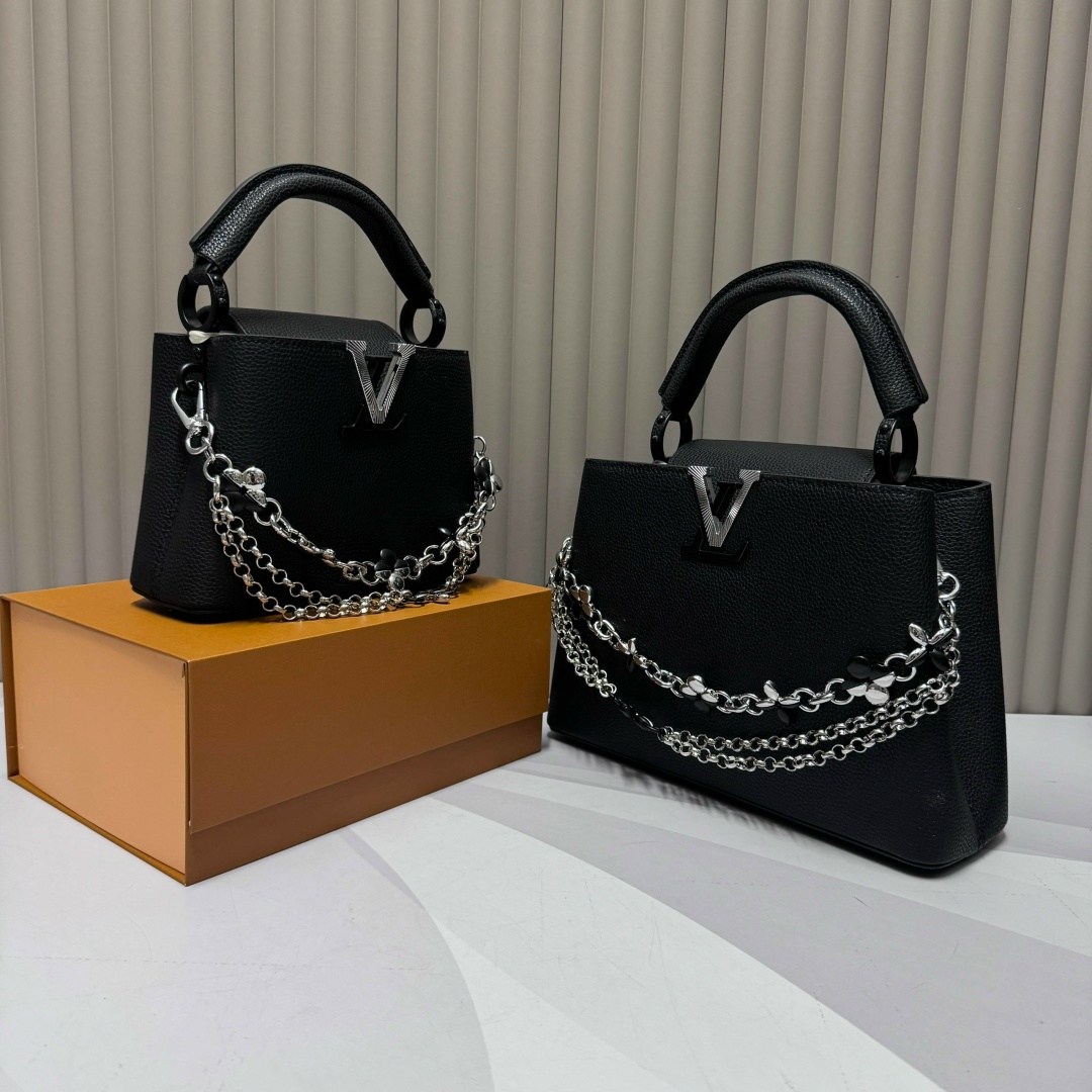 сумка женская louis vuitton,сумка louis vuitton,louis vuitton capucines,сумка женская брендовая,кожаная сумка louis vuitton capucines bb черная