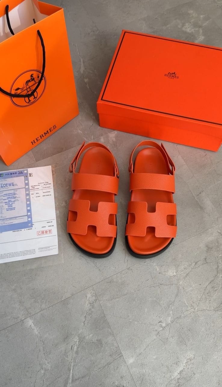 шлепанцы hermes оранжевые,hermes босоножки,hermes шлепанцы,сандалии hermes,шлепки hermes женские