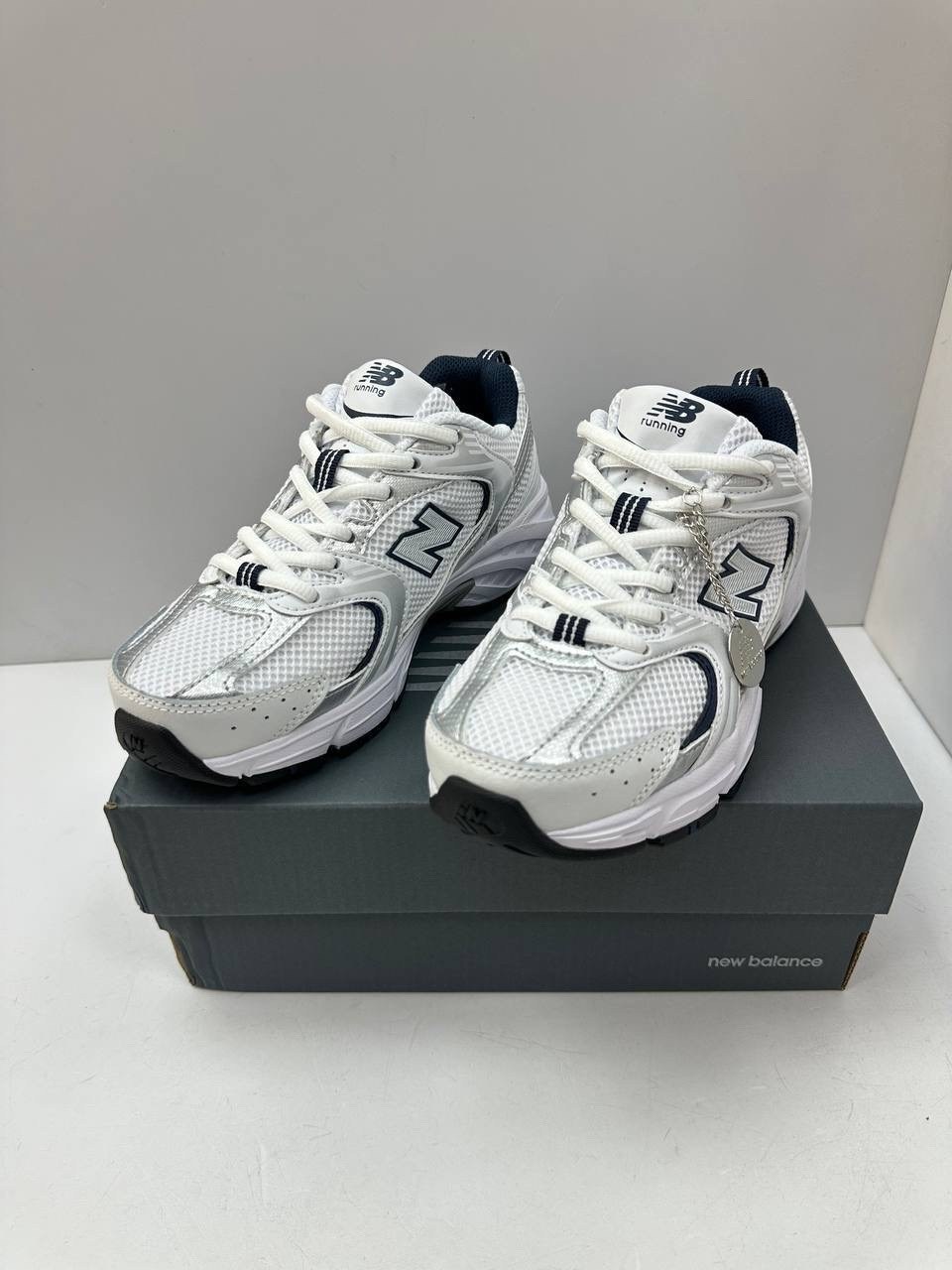 кроссовки new balance 530 белые,кроссовки new balance,кроссовки new balance 530,new balance 530 white silver navy,new balance 530 white silver