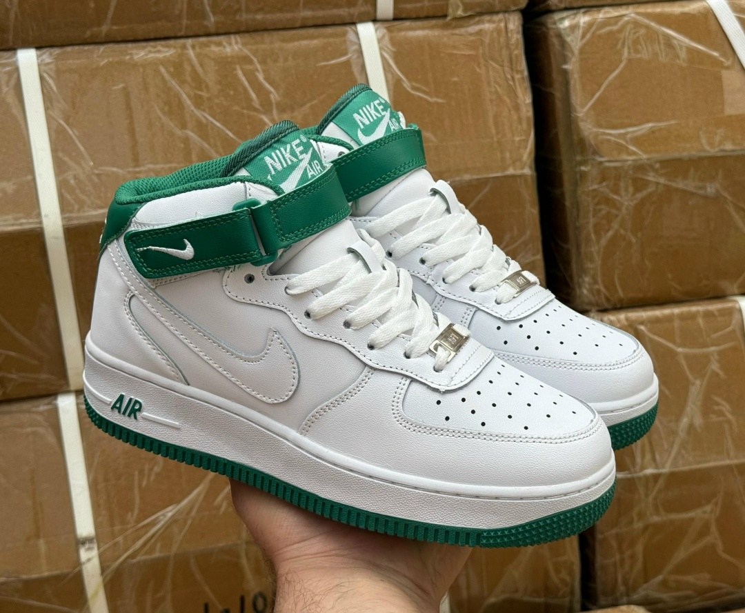 nike air force 1 high кроссовки,кросcовки nike air force 1,nike air force 1,nike air force green,кроссовки nike air force 1 white green
