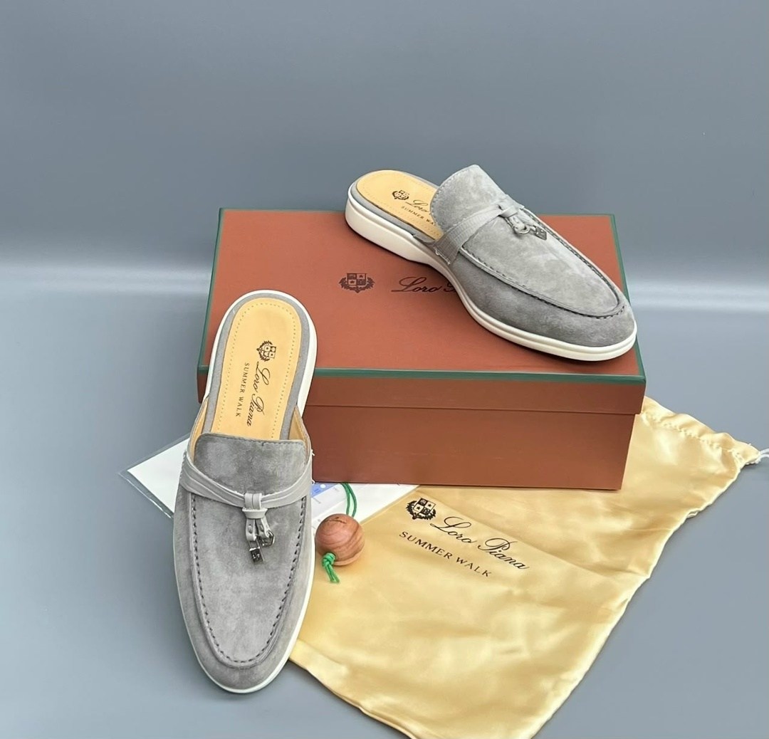 ,мюли loro piana,замшевые мюли,замшевые сланцы,лоферы loro piana