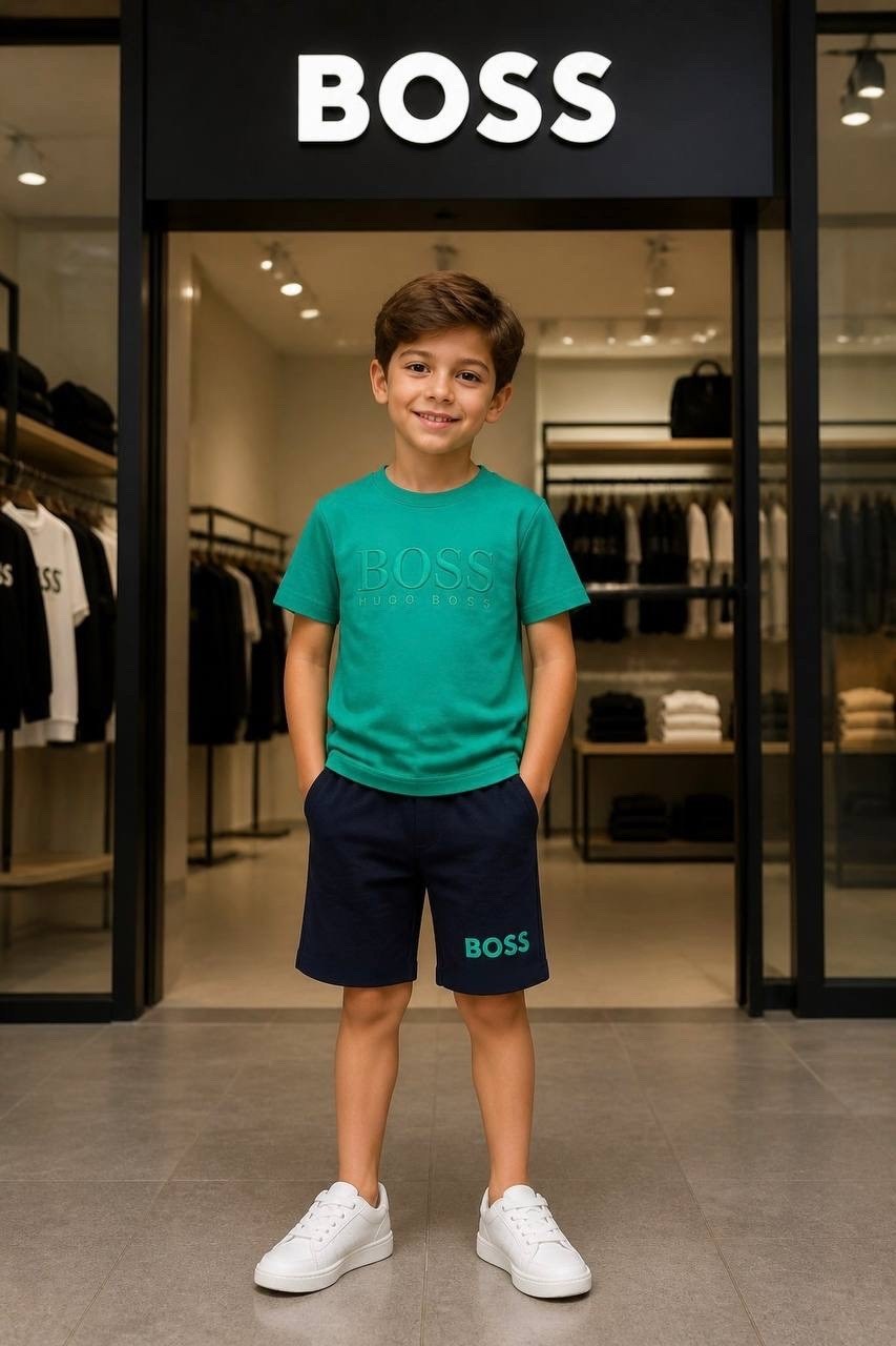 футболка boss,boss hugo boss,футболка с короткими рукавами и логотипом boss,футболка для мальчиков,hugo boss hugo boss