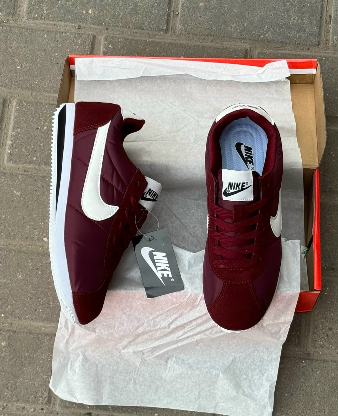 кроссовки nike cortez бордовые,nike cortez,nike cortez womens burgundy,кроссовки,кроссовки nike classic cortez