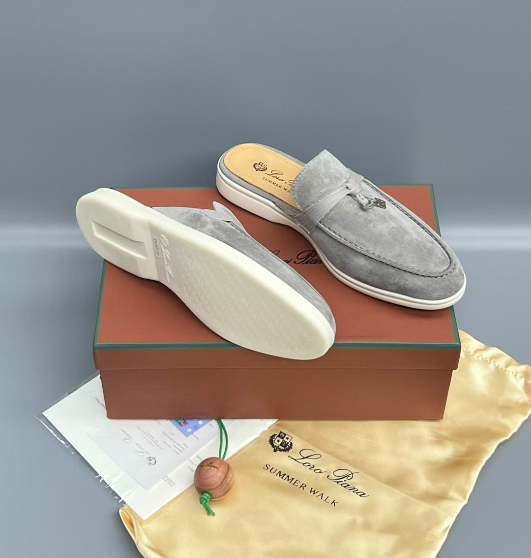 ,мюли loro piana,замшевые мюли,замшевые сланцы,лоферы loro piana