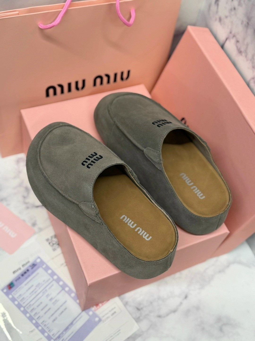 мюли miu miu,, miu miu,мюли замшевые,тапочки miu miu