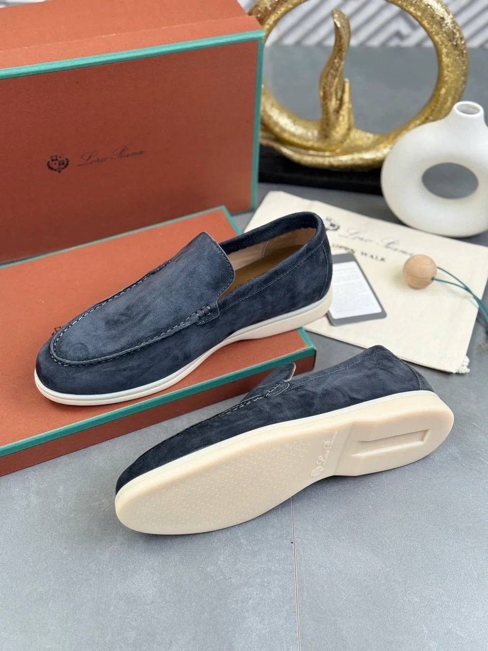 мужские замшевые лоферы loro piana summer walk - grey,лоферы loro piana мужские,лоферы loro piana summer walk,лоферы loro piana,