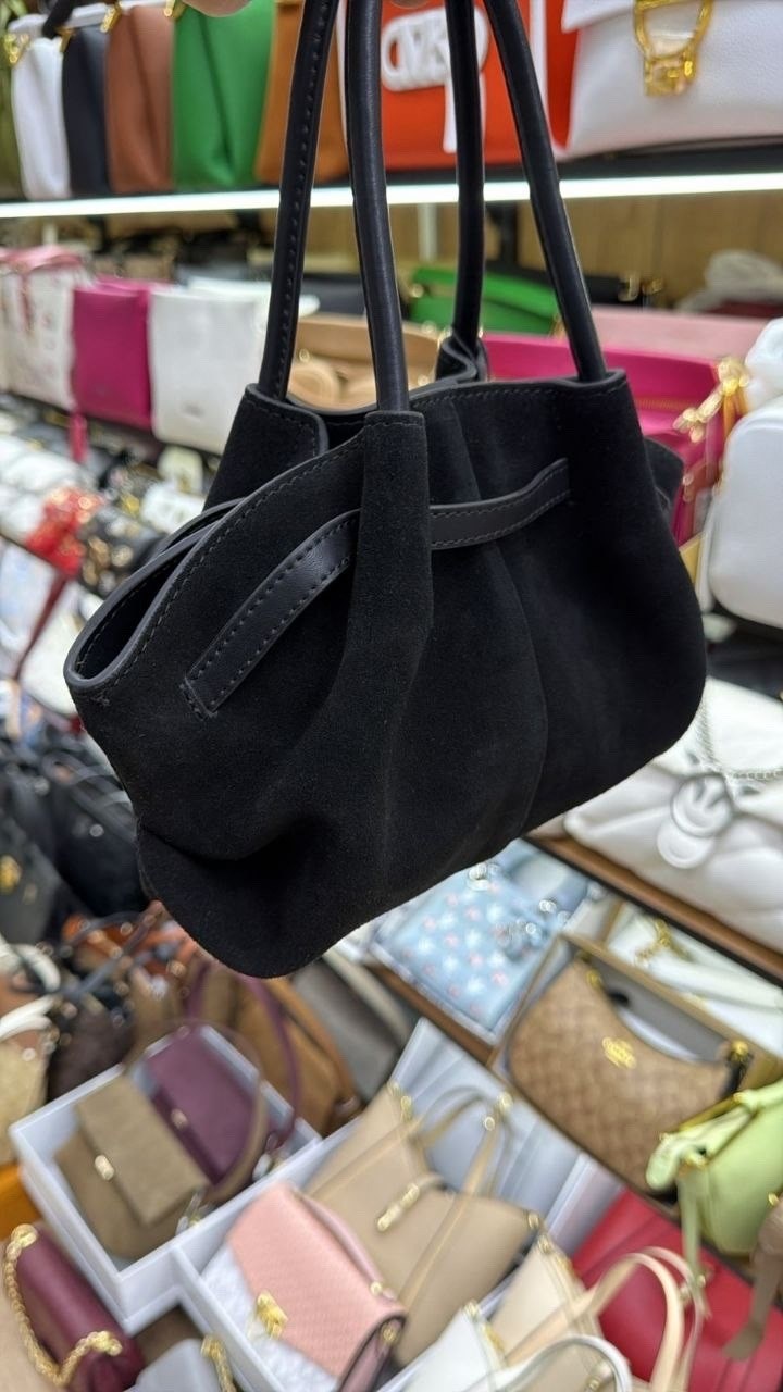 сумка demellier из натуральной замши,замшевая сумка,сумка,сумка из натуральной замши,сумка женская