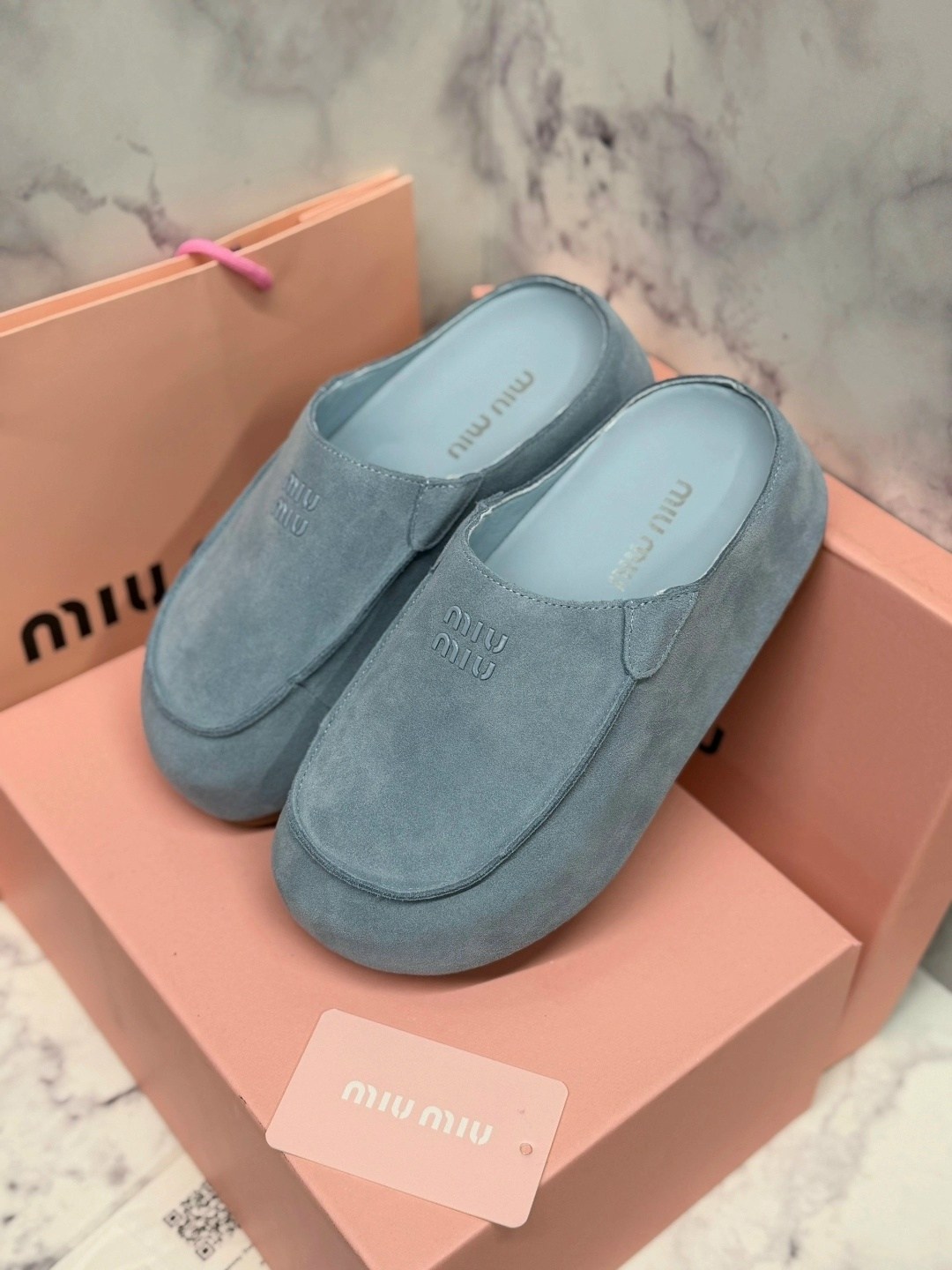 мюли miu miu,, miu miu,мюли замшевые,тапочки miu miu