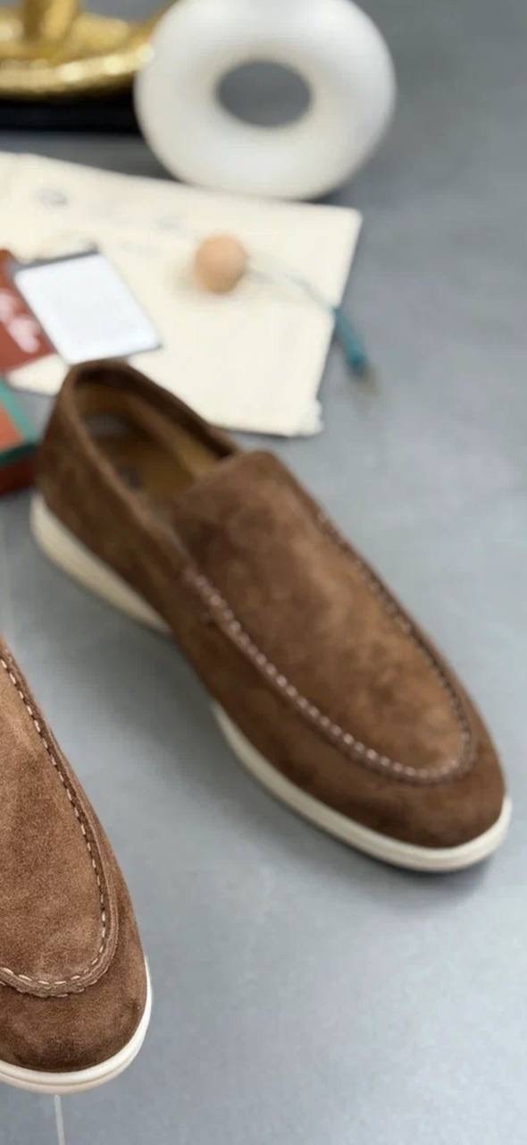 loro piana мужские лоферы,лоферы loro piana,лоферы loro piana summer walk замшевые коричневые,мокасины loro piana summer walk коричневые,замшевые лоферы loro piana