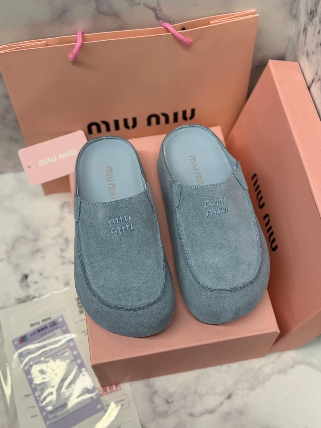 мюли miu miu,, miu miu,мюли замшевые,тапочки miu miu